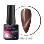 Oja semipermanenta Rban Nail 3D Cat Eye Magnetic de 6 ml - BV06
